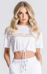 White Core RR Cropped Tee