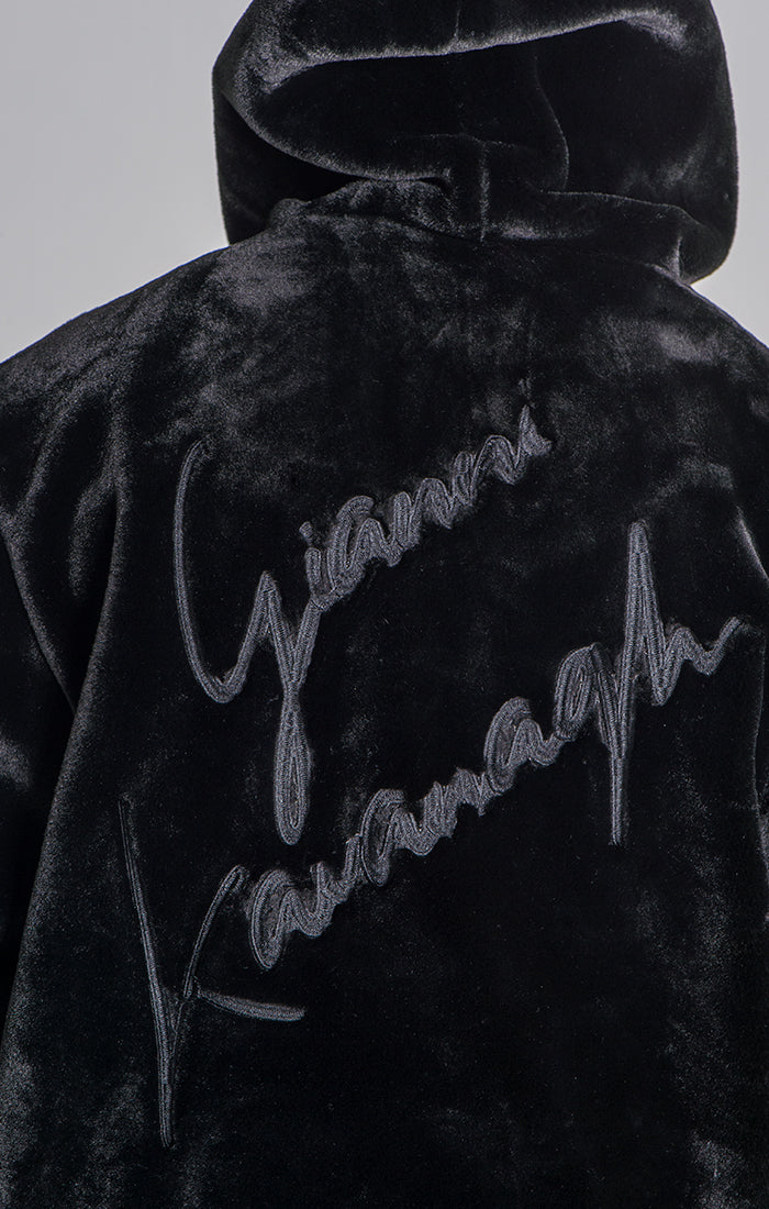 Black Signature Sherpa Jacket