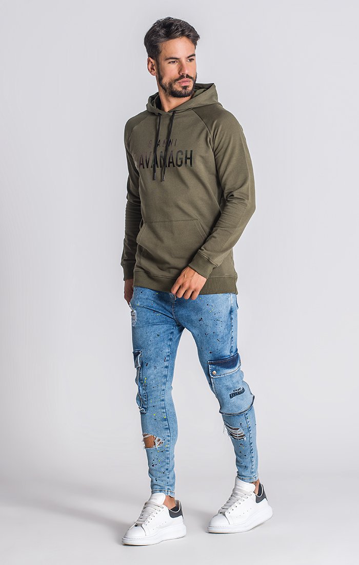 Army Green Mystic Reflection Hoodie