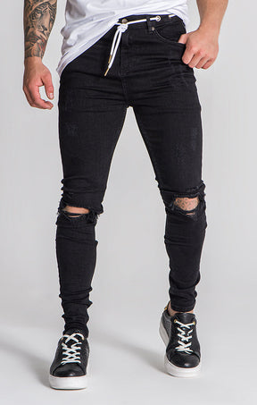 Black Error Skinny Jeans