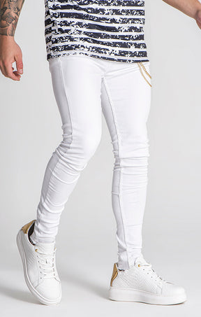 White Disturbia Jeans