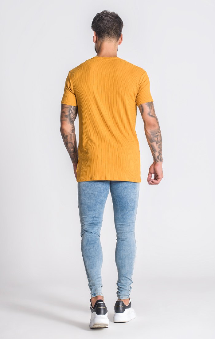 Gold Core Ribbed Tee