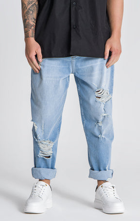 Light Blue Core Balloon Jeans