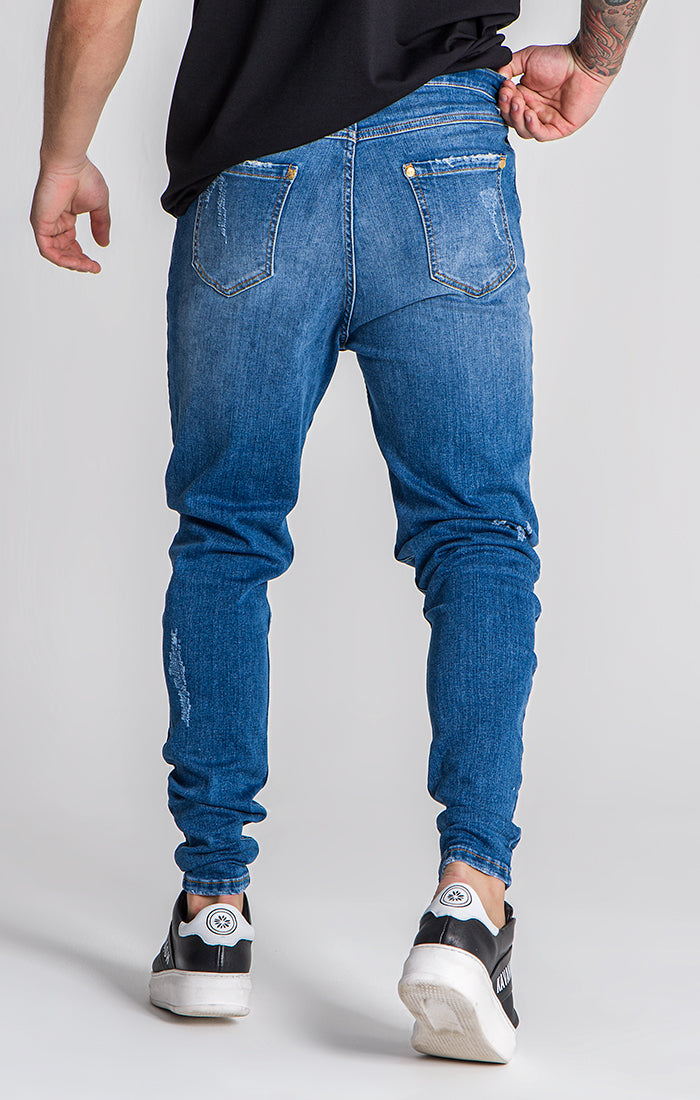 Medium Blue GK Fake Jeans