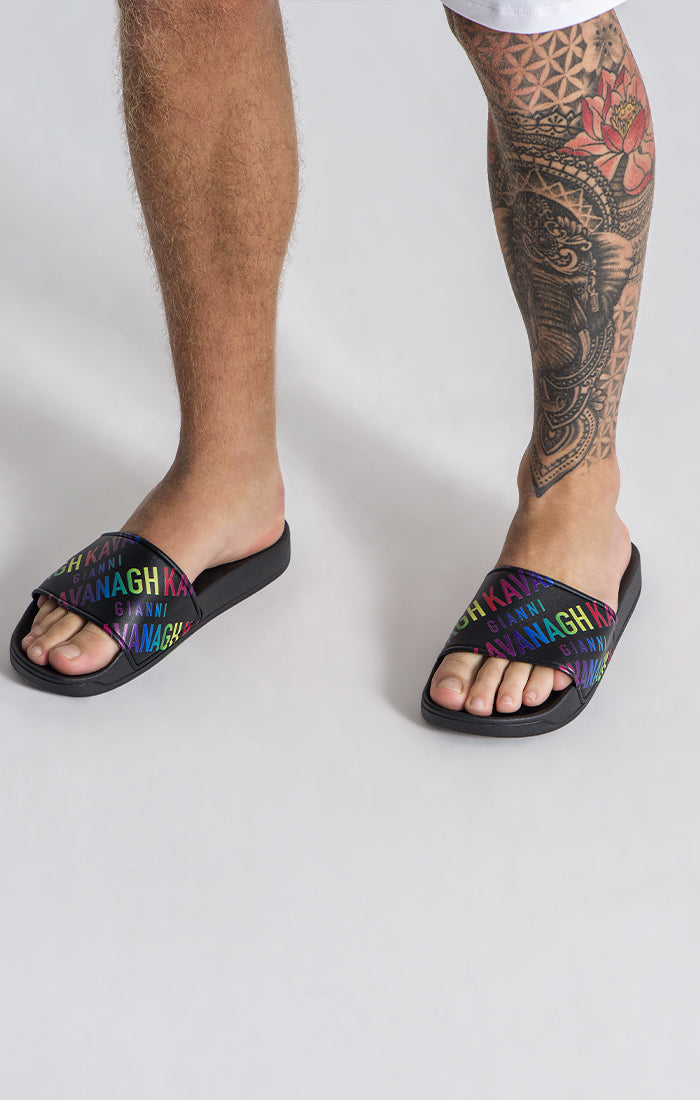 Multicolor Logomania Sliders