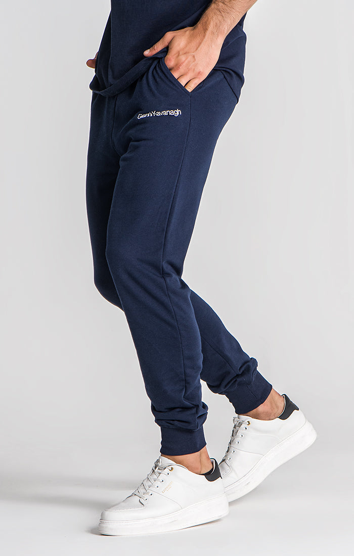 Navy Blue Essential Micro Joggers