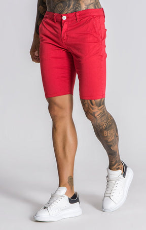 Red GK Chino Shorts