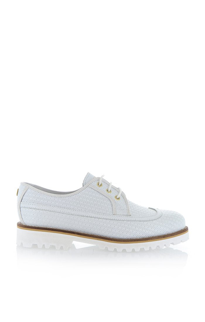 White Oxford Revolution Shoes