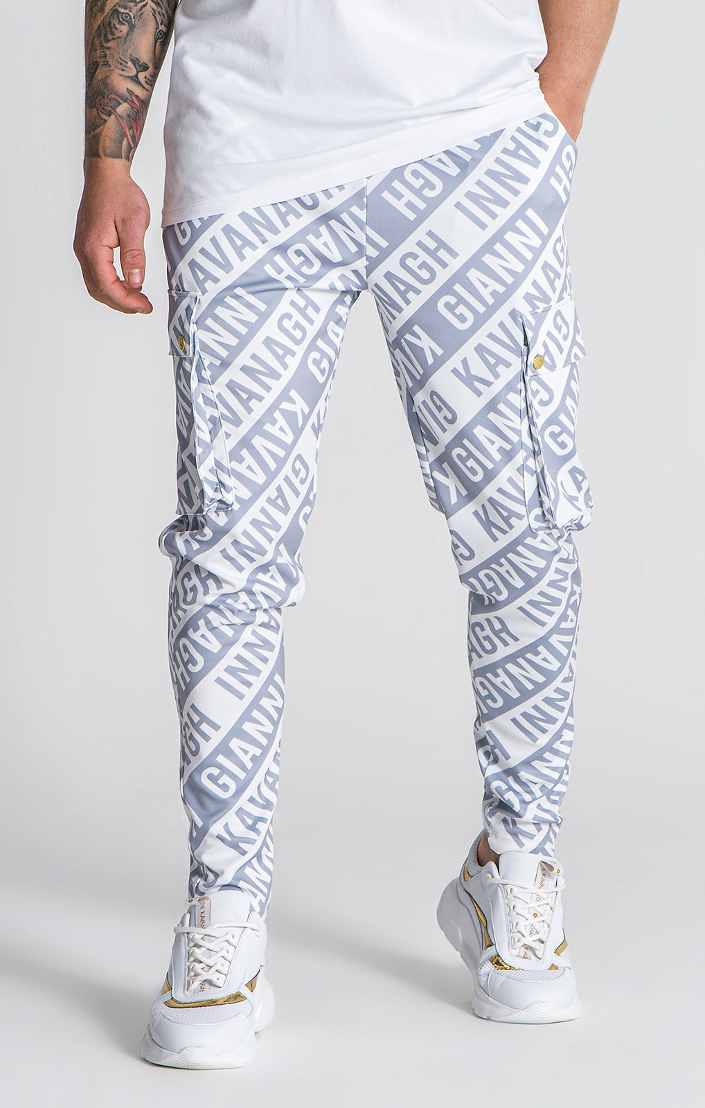 White Unstoppable Joggers